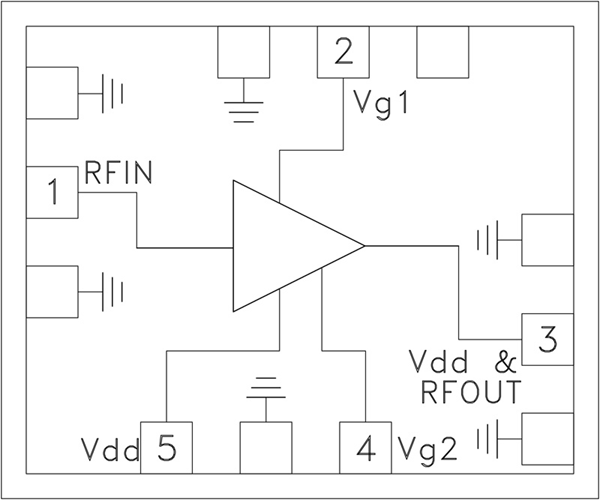 HMC-AUH312/HMC-AUH312-SX單芯片微波集成電路寬帶放大器裸片  ADI現貨