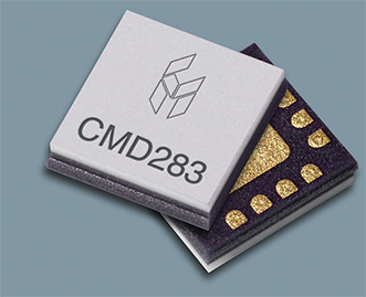 小尺寸2-6 GHz高增益寬帶C波段超低噪聲放大器CMD283C3