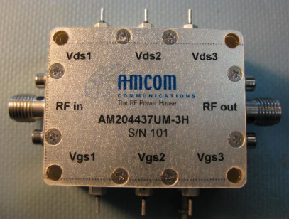 S波段寬帶GaAs功率放大器模塊AM204437UM-3H