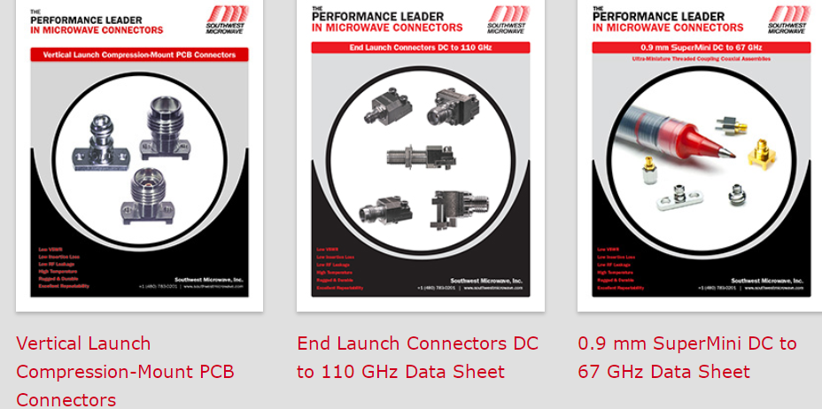 SOUTHWEST的毫米波連接器