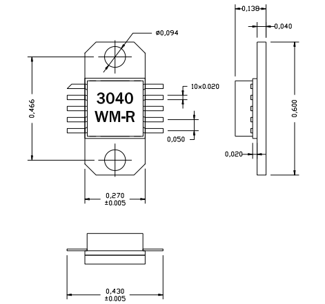 AM304031WM-EM-R功率放大器AMCOM品牌原裝庫存