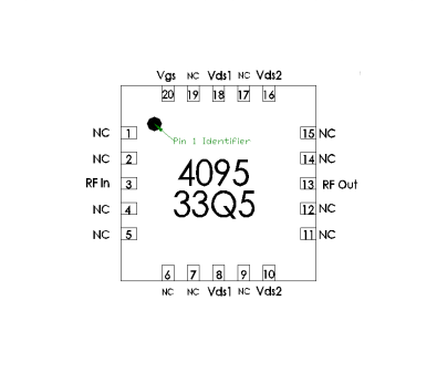 AM409533WM-QN5-R C/X波段寬帶功率放大器