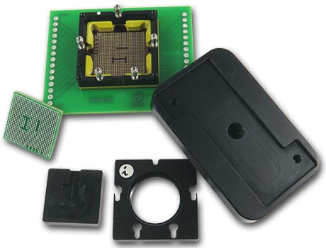 側孔式芯片高速BGA測試座