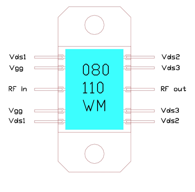 AM08011041WM-SN-R GaAs MMIC功率放大器AMCOM