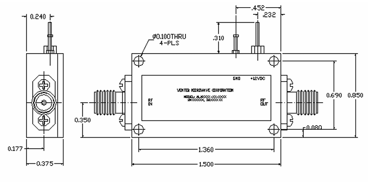 ?AIP0030-67-3006輸入保護低噪聲放大器WENTEQ 